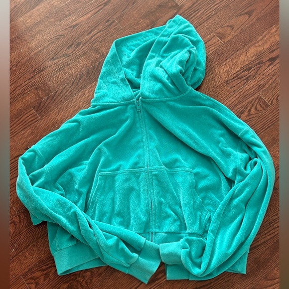 Aritzia TNA “towel” zip up - Picture 1 of 4